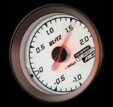 Blitz AC - Прибор измерения Наддува, 60mm, Белый.