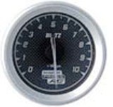Blitz AC - Прибор измерения Давления, 60mm, Карбон.